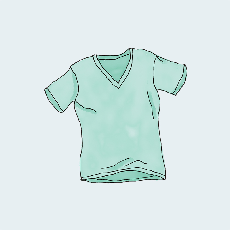 vnech-tee-green-1.jpg V-Neck T-Shirt - Image 2